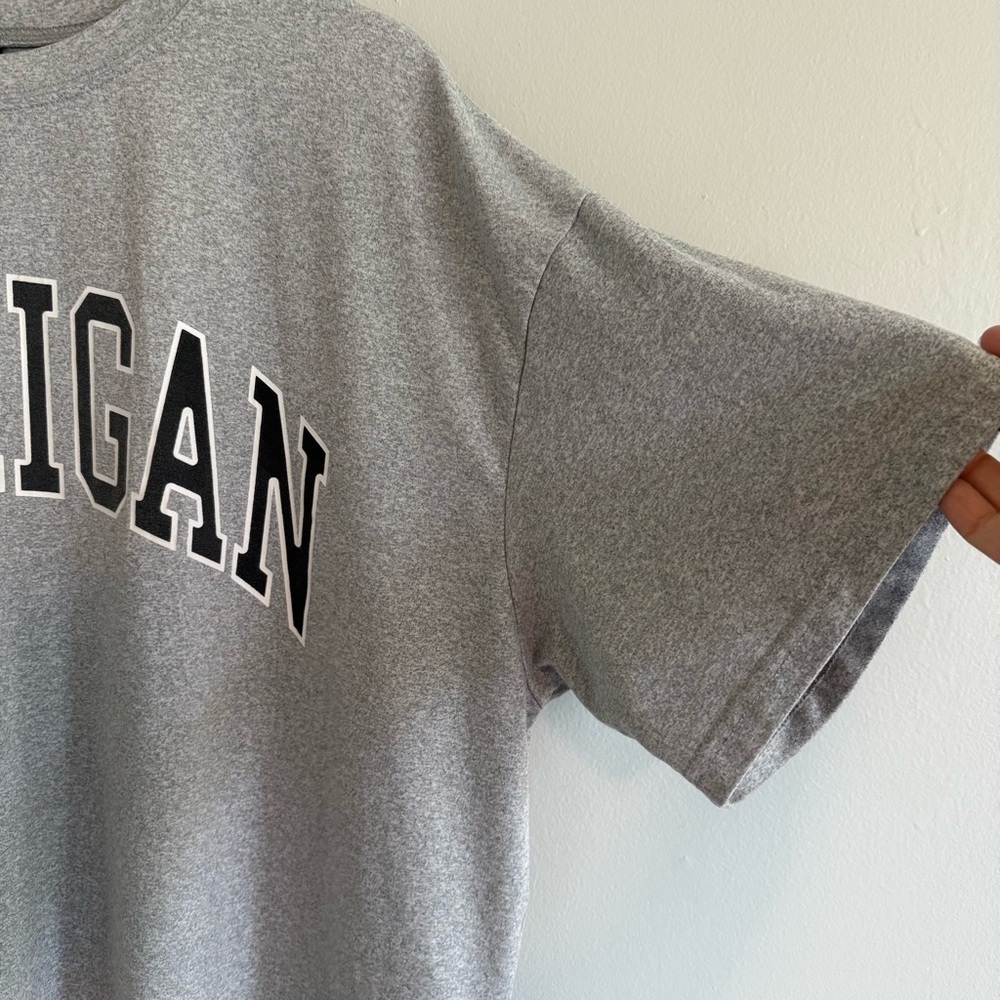 Gray Michigan Short Sleeve Tee - Picture 4 of 7